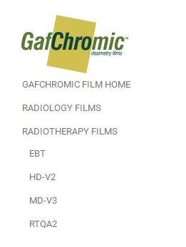 ���ϴ��ƬGafchromic Film��Ashland��˾��